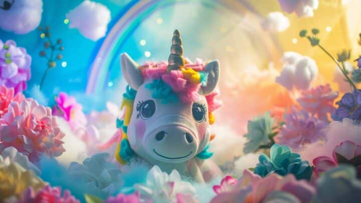 Licorne kawaii à imprimer : une explosion de couleurs et de mignonnerie