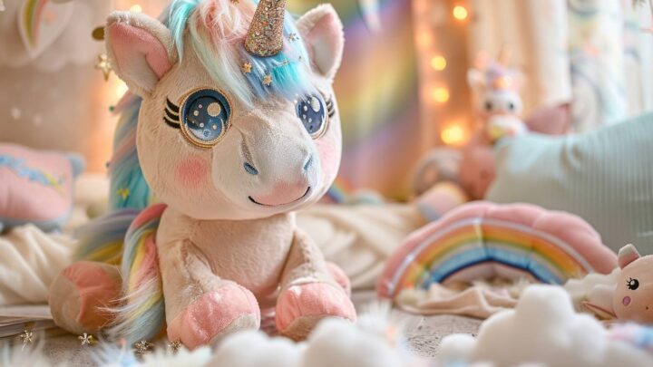 Licorne Peluche Géante Kawaii : L’Essence de la Douceur et de la Magie