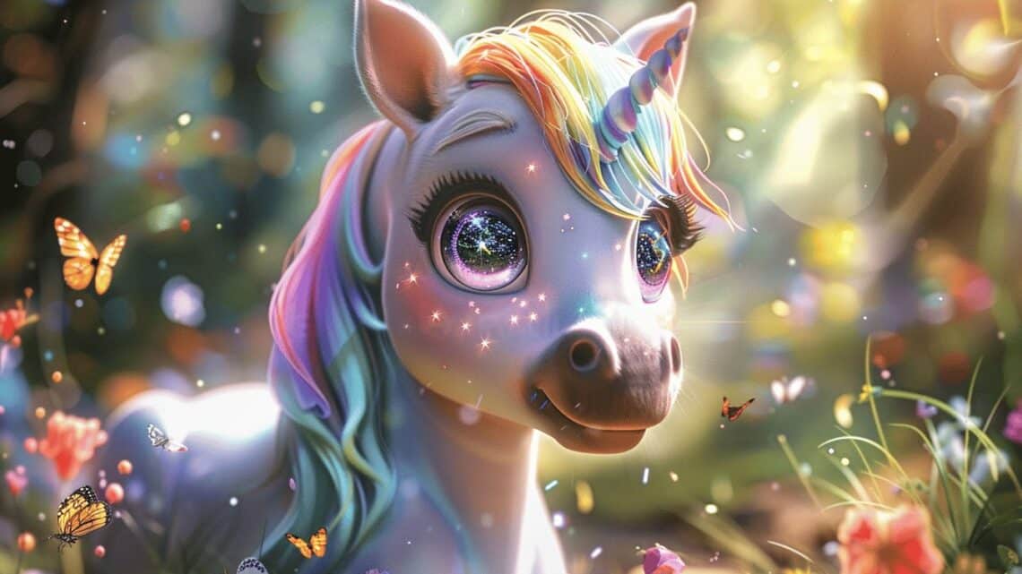 L’univers magique des licornes kawaii à colorier pour enfants